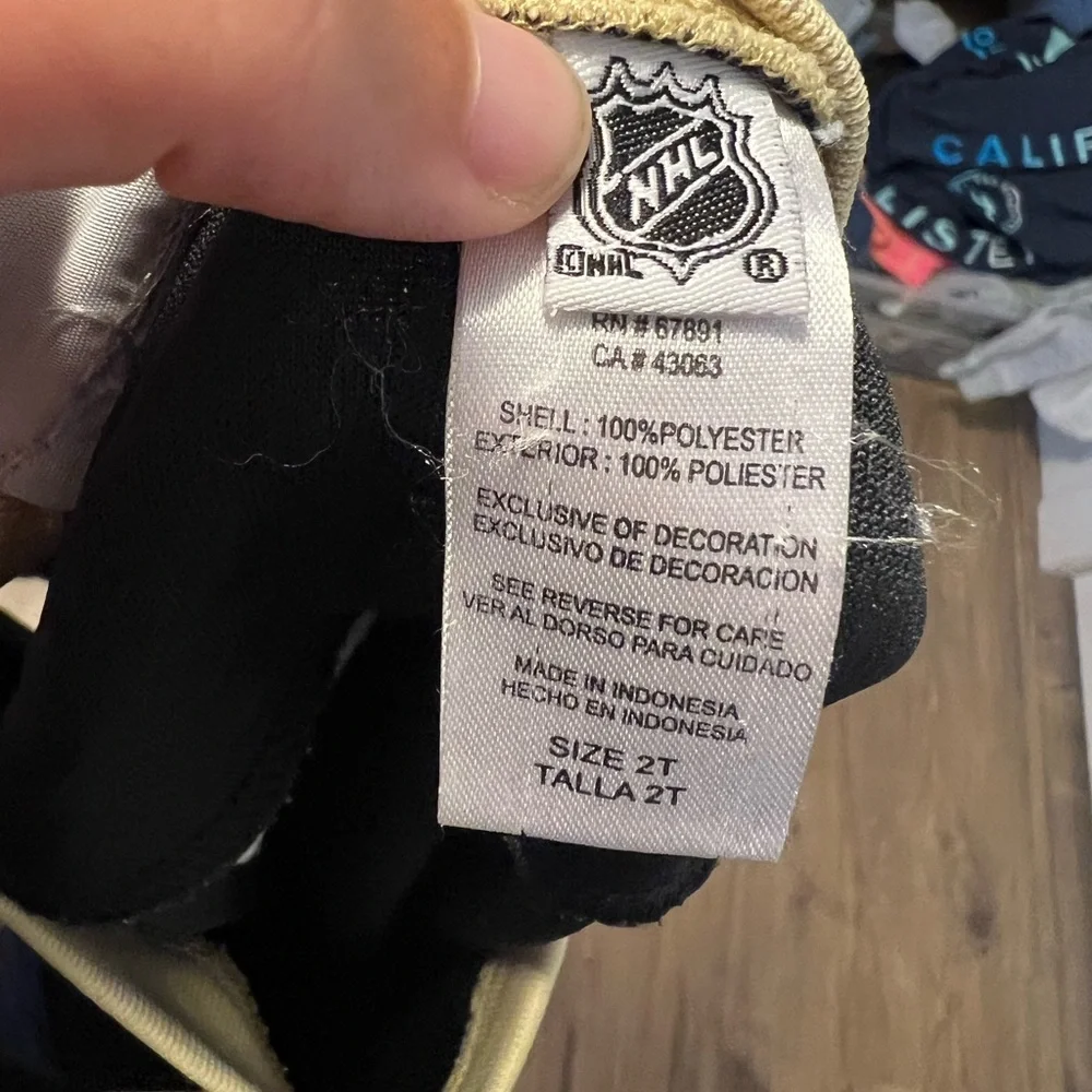 Pittsburgh Penguins Reebok NHL Toddler 2T Hockey Jersey‎